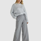 Romee Knit - White Marle