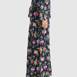 Beckett Bias Skirt - Night Garden