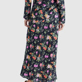 Beckett Bias Skirt - Night Garden