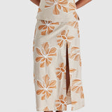 Finley Skirt - Tan/Orange