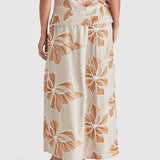 Finley Skirt - Tan/Orange