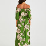 Antonie Off Shoulder Dress - Moonflower