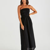 Mina Strapless Dress - Black
