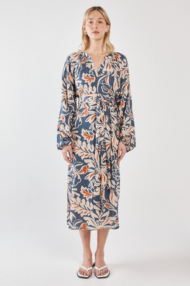 Jana Obi Belt Dress - Wild Orchid