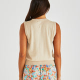 Leo Knit Vest - Oatmeal