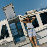 Kaia Short - Blue/White Stripe