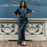 Jasper Slip Skirt - Navy