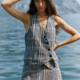 Blakely Vest - Prince of Wales Check
