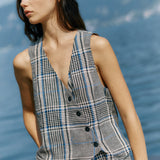 Blakely Vest - Prince of Wales Check
