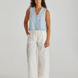 Sabine Denim Vest - Bleach