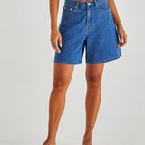 Sabine Denim Shorts - Mid Blue Wash