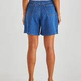 Sabine Denim Shorts - Mid Blue Wash