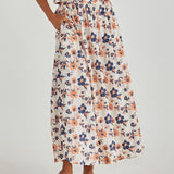 Luca Full Skirt - Floral Embroidery