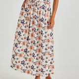 Luca Full Skirt - Floral Embroidery