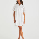 Steva Shirt Dress - Ivory