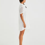 Steva Shirt Dress - Ivory