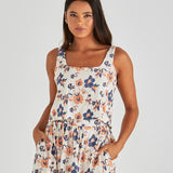 Luca Crop Top - Floral Embroidery