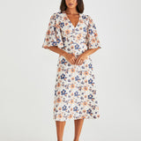 Luca Dress - Floral Embroidery