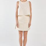 Vienne Skirt - Butter Yellow