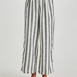 Nevada Pant - Cream Black Stripe
