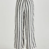 Nevada Pant - Cream Black Stripe