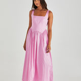 Aliah Dress- Candy Pink