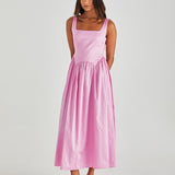 Aliah Dress- Candy Pink