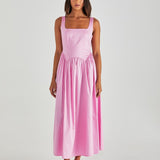 Aliah Dress- Candy Pink