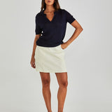 Abbie Knit Polo - Navy