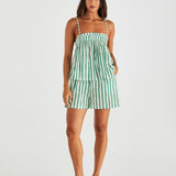 Seraphina Cami - Green Stripe