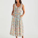 Panna Ruffled Neck Dress - Blossom