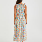 Panna Ruffled Neck Dress - Blossom