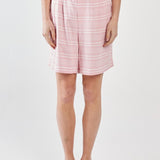 Lea Short - Pink Stripe