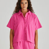 Codi Shirt - Pink Zig Zag