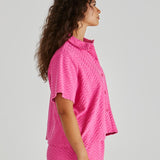 Codi Shirt - Pink Zig Zag