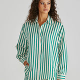Henri Shirt - Green Stripe
