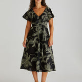 Rosita Ruffle Dress - Black