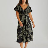 Rosita Ruffle Dress - Black