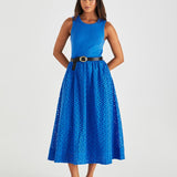 Pattie Dress - Bright Blue