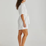 Dillon Shirt Dress - White