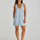 Marcy Denim Shift Dress - Bleach