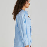Alani Shirt - Blue White Stripe