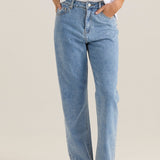 Kalani Straight Leg Jean - 90's Blue Wash