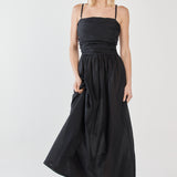 Mina Strapless Dress - Black