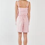 Lea Short - Pink Stripe