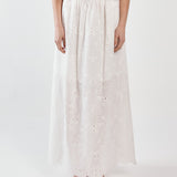 Ani Full Skirt - White