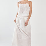 Ani Full Skirt - White