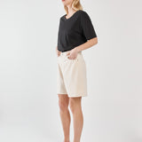 Sabine Denim Shorts - Parchment Wash