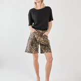 Sabine Denim Shorts - Animal
