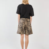 Sabine Denim Shorts - Animal
